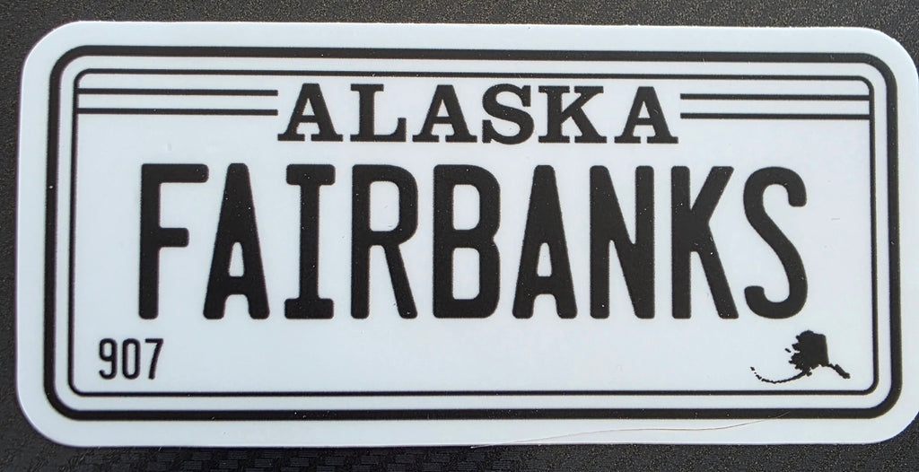 Fairbanks, Alaska Vinyl Sticker
