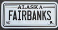 Fairbanks, Alaska Vinyl Sticker