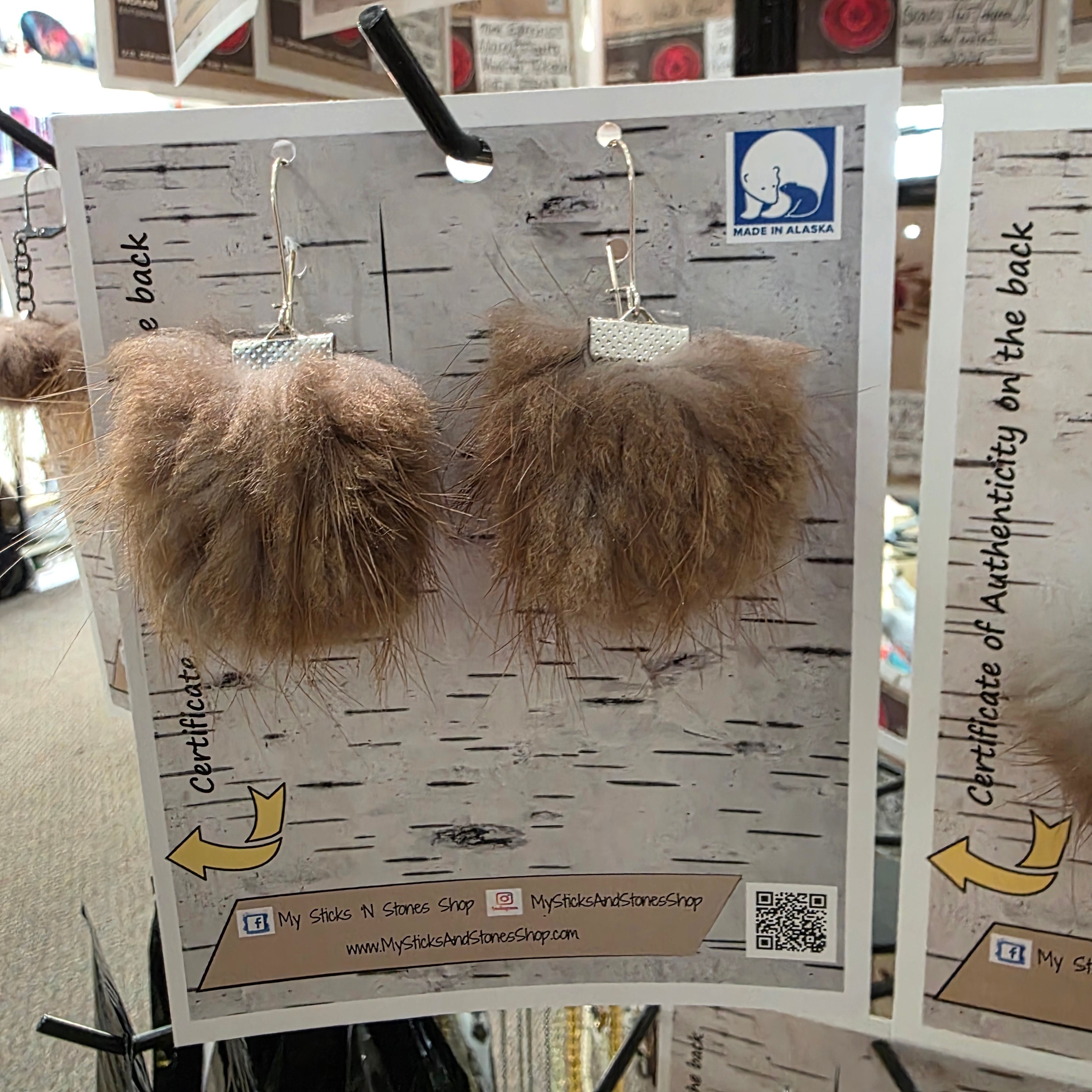 Beaver Earrings