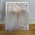 Wolf Fur Earrings
