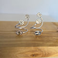 Flower Ring - birch bark or porcupine quills