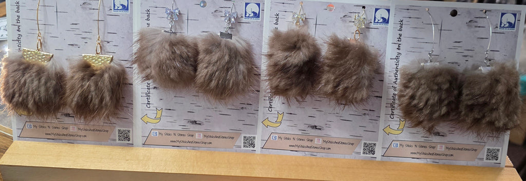 Beaver Earrings