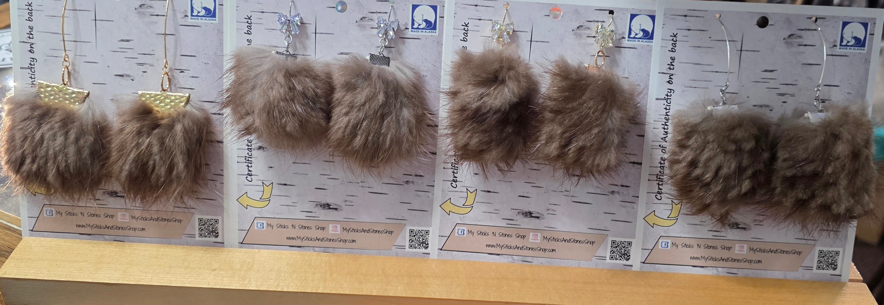 Beaver Earrings