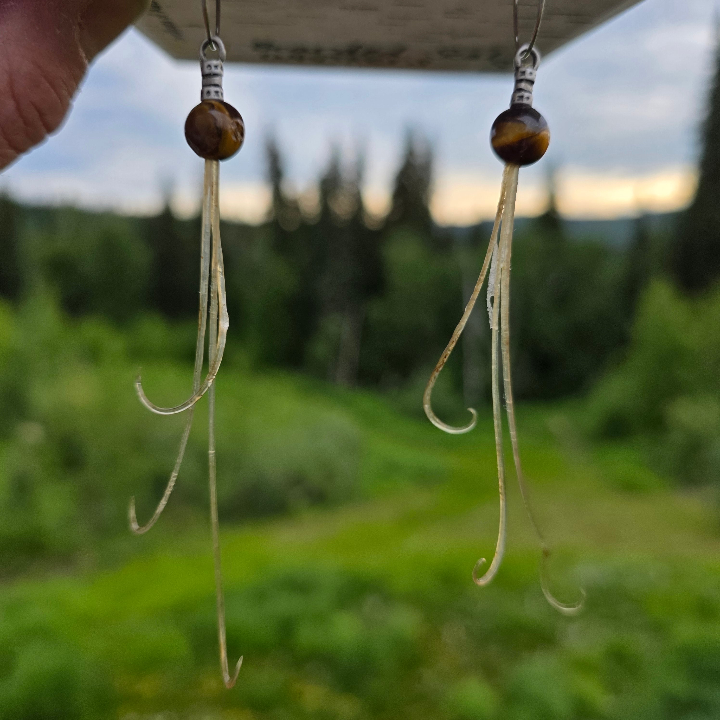 Bearded Seal Whisker Earrings