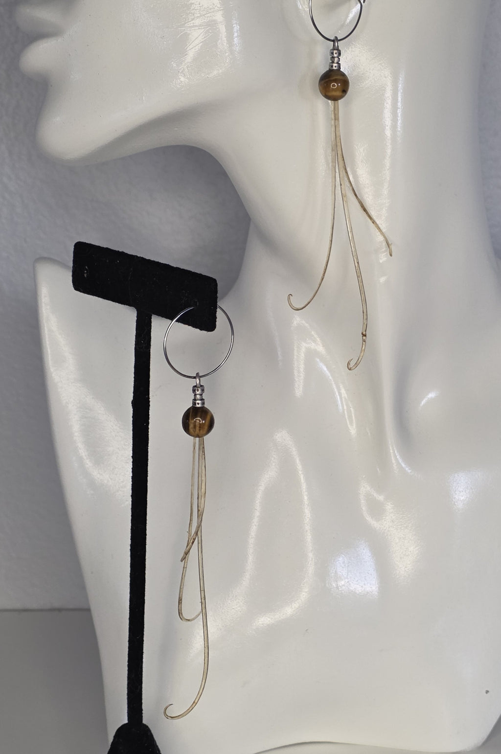 Bearded Seal Whisker Earrings