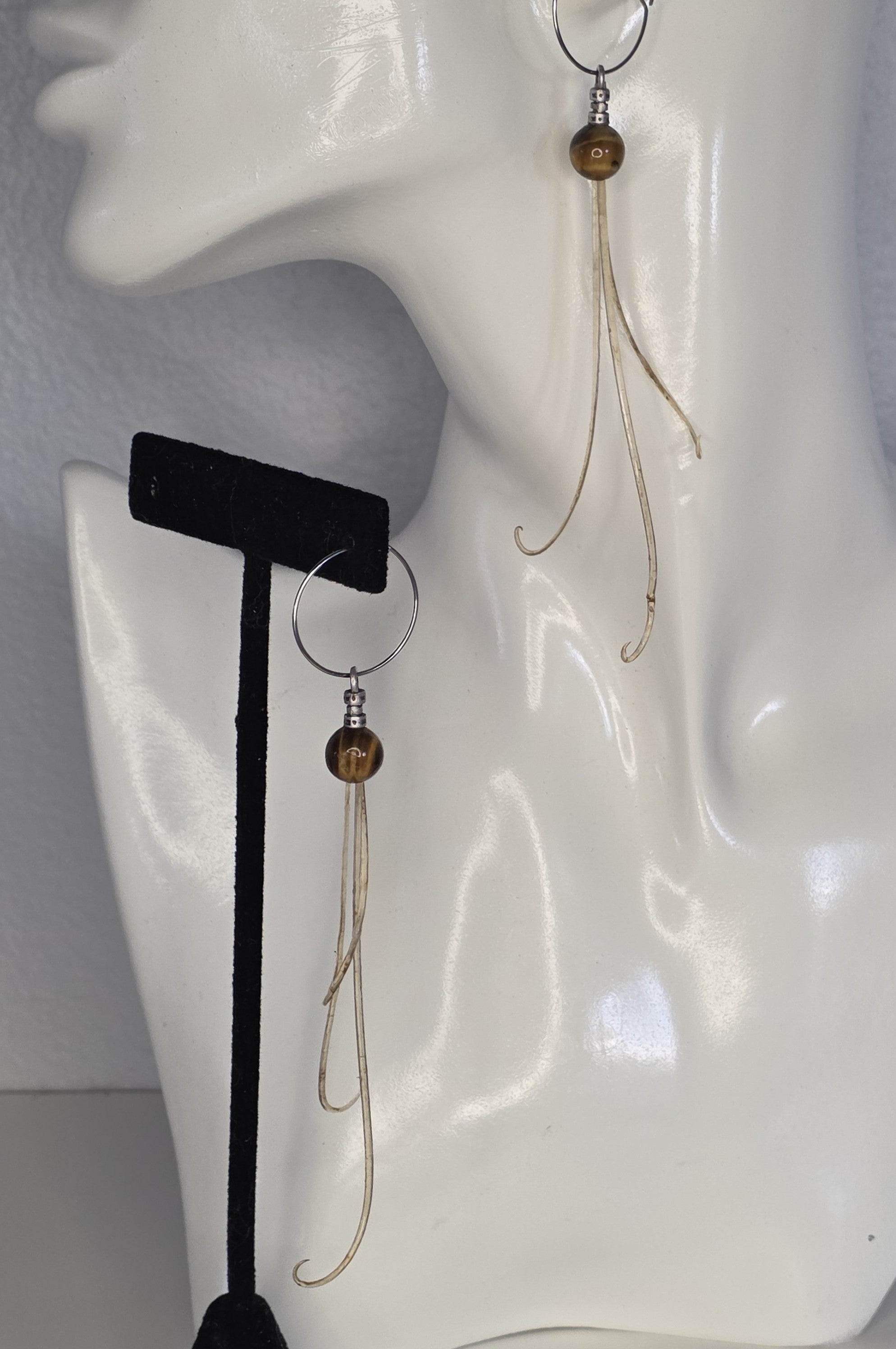 Bearded Seal Whisker Earrings