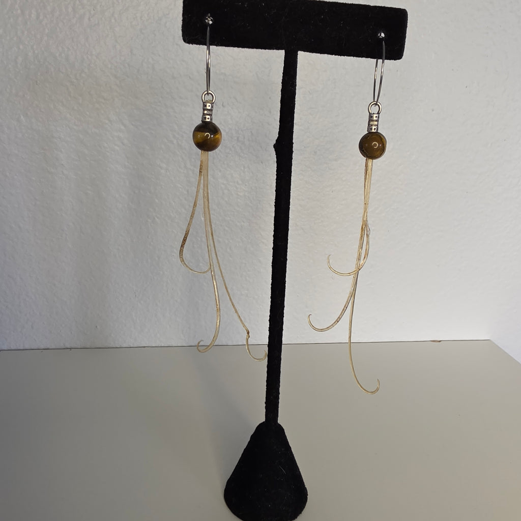Bearded Seal Whisker Earrings