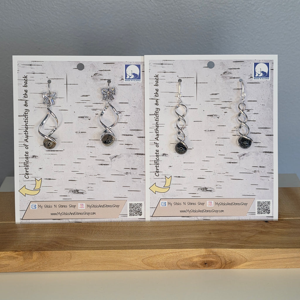 Twisty Spiral Earrings