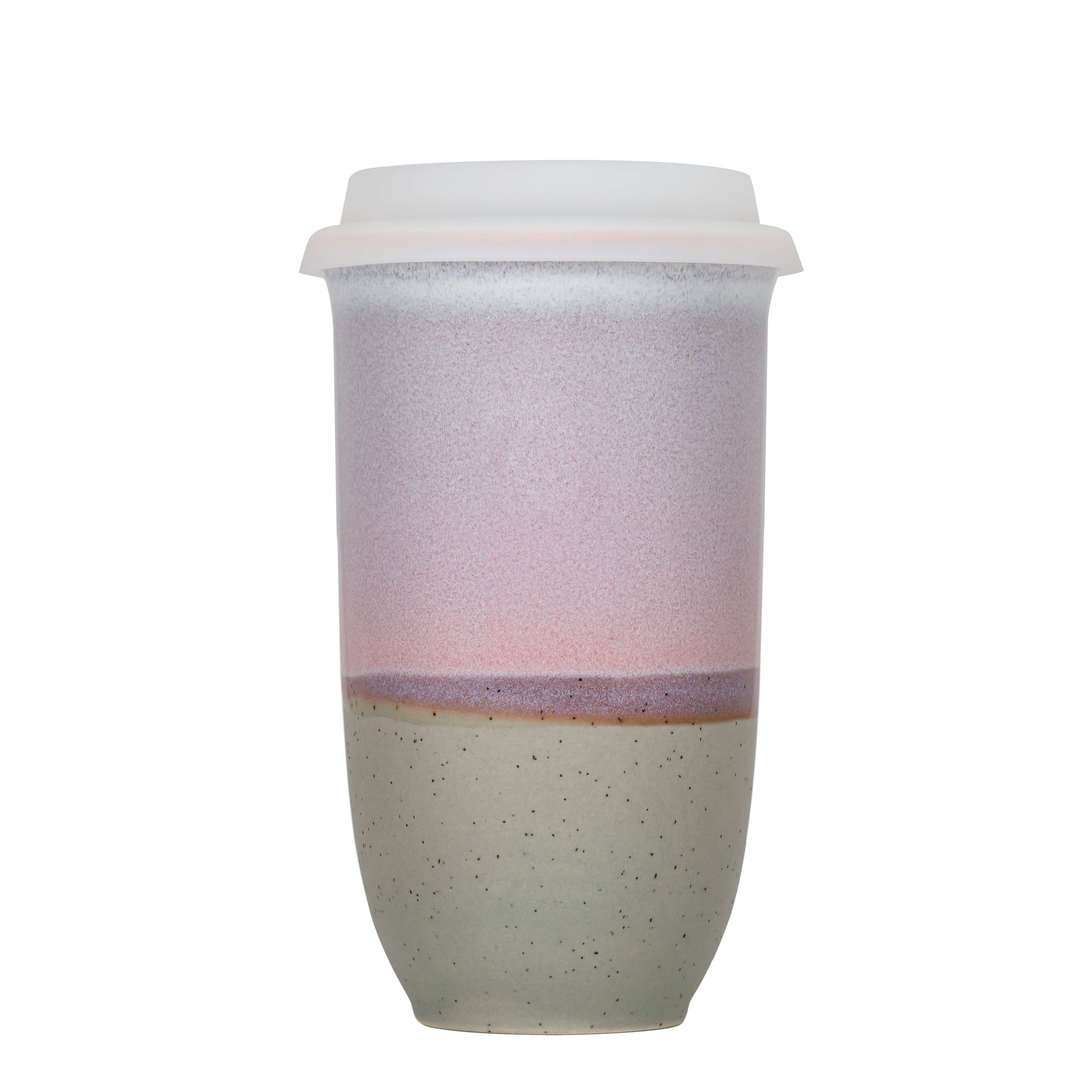 Horizon Ceramic Travel Mug – 16oz with Lid & Sleeve