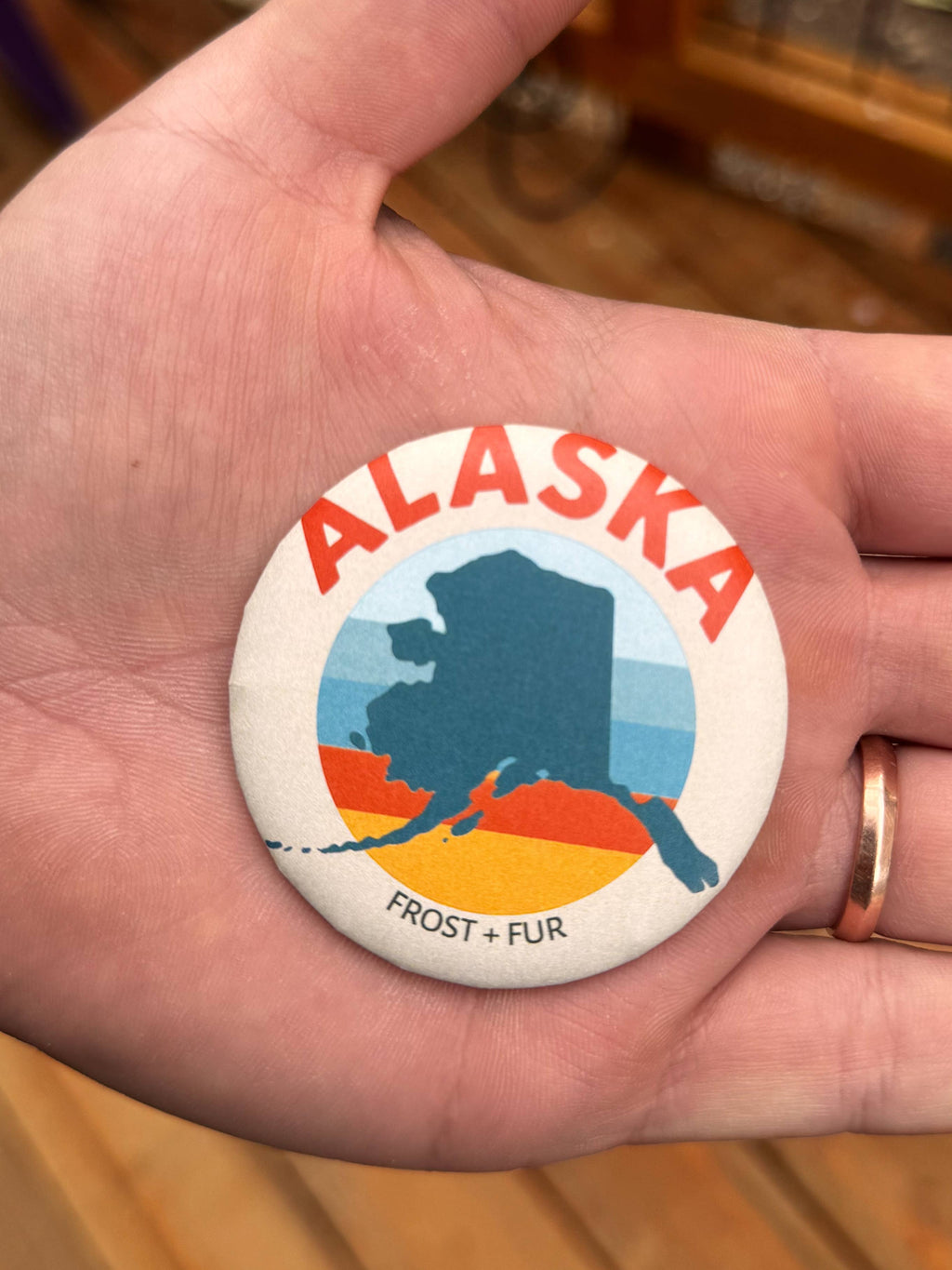 Alaska Magnets: Chickadee