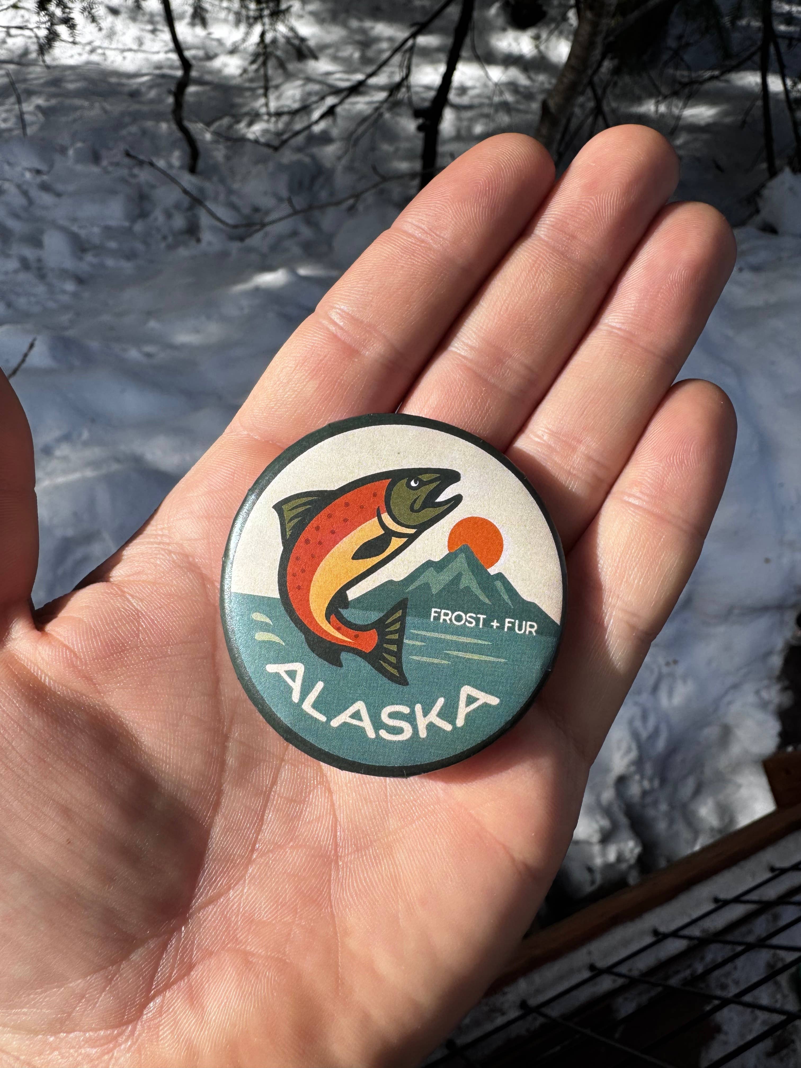 Alaska Magnets: Chickadee