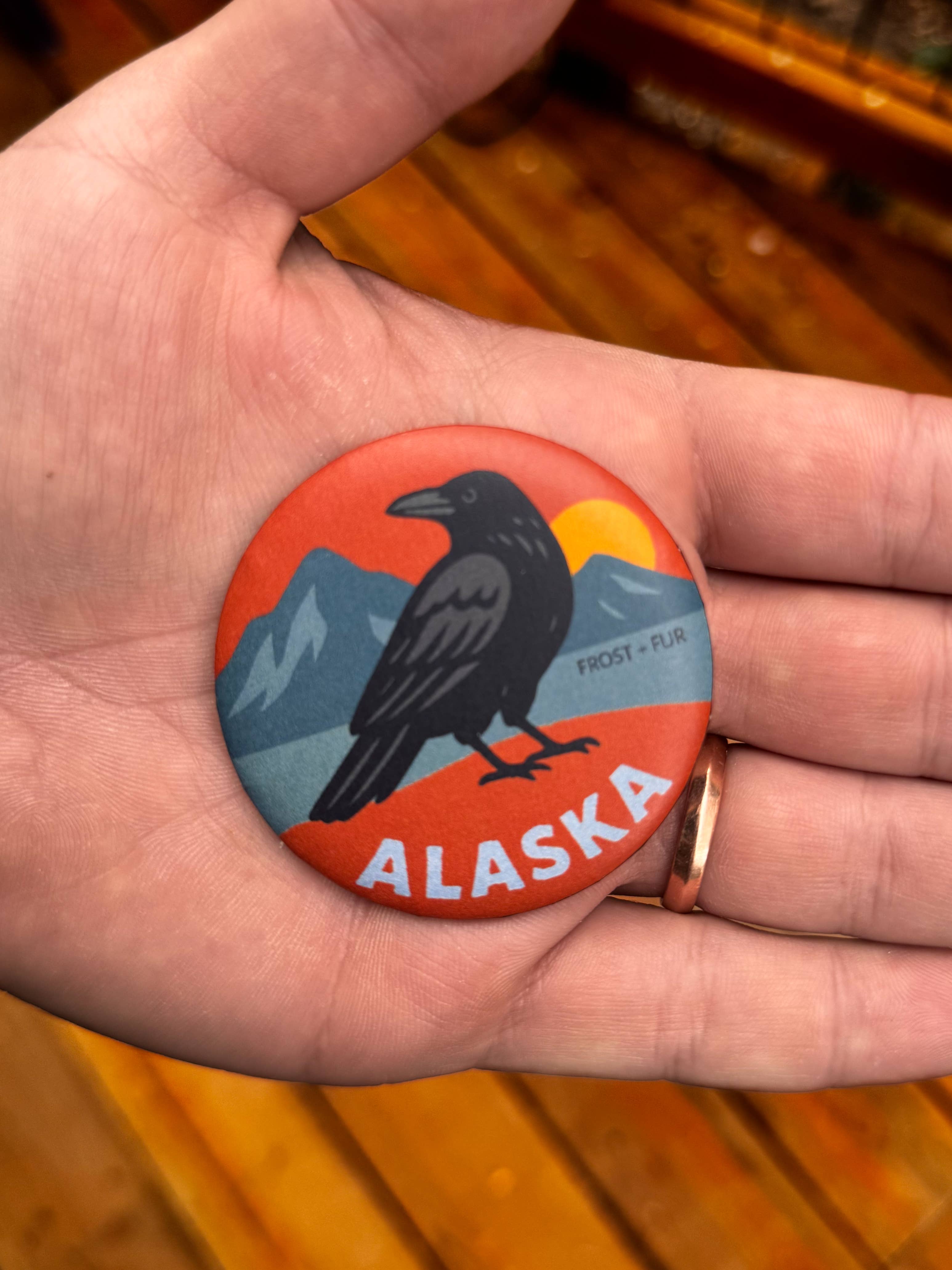 Alaska Magnets: Chickadee